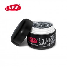 UV/LED Гель-паста PNB Star Way, 03 Black, 5 ml