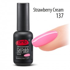 Гель-лак PNB 137 Strawberry Cream - UV Gel Polish PNB (8 ml)