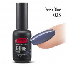 Гель-лак PNB 025 Deep Blue - UV Gel Polish PNB (8 ml)