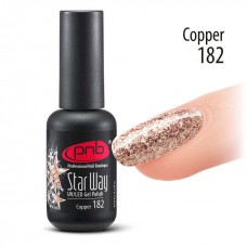 Гель-лак PNB 182 Star Way, Copper - UV Gel Polish PNB (8 ml)