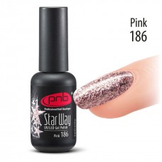 Гель-лак PNB 186 Star Way, Pink - UV Gel Polish PNB (8 ml)