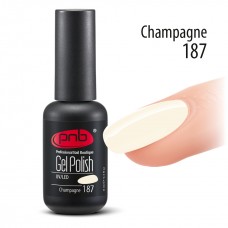 Гель-лак PNB 187 Champagne - UV Gel Polish PNB (8 ml)